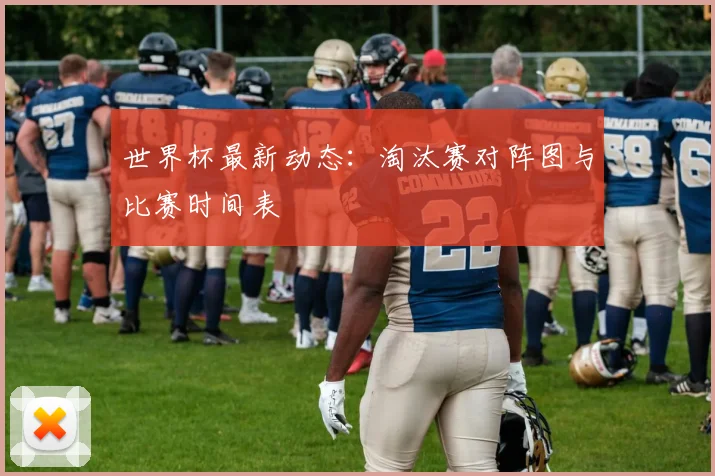 世界杯最新动态：淘汰赛对阵图与比赛时间表